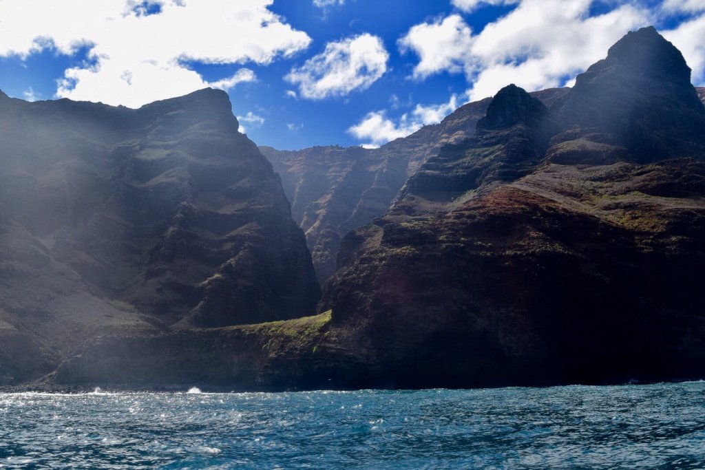 The Na Pali coast