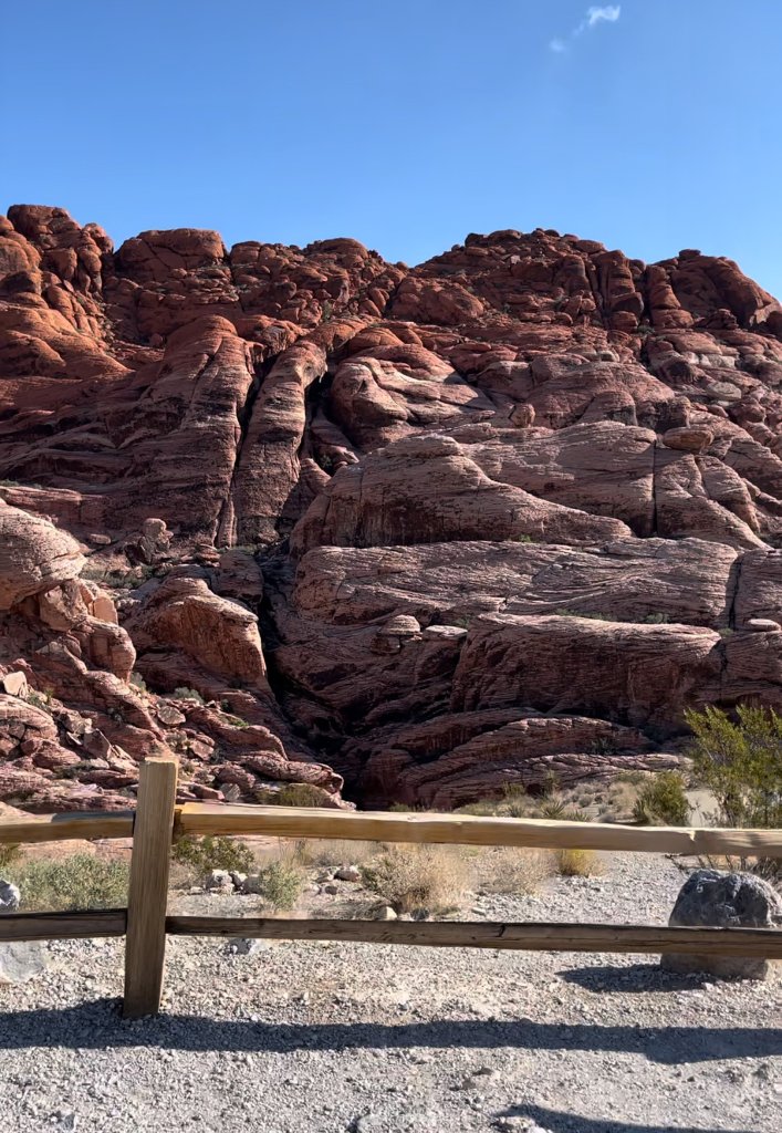 red rock formations at Red Rock Canyon