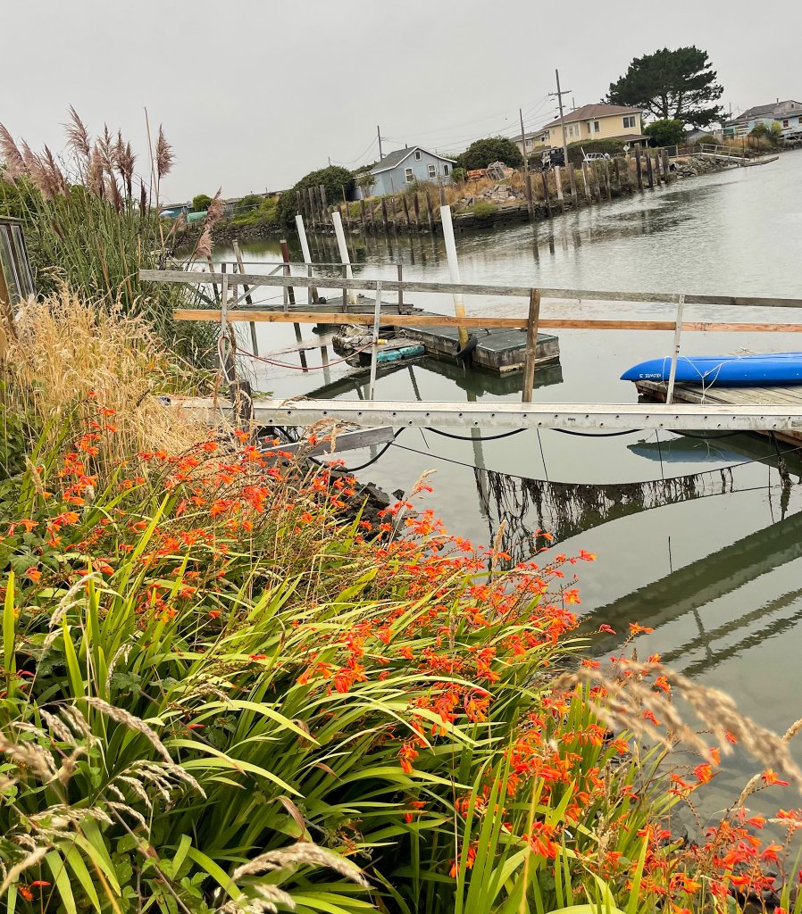 a dock behind a Furnished Finder property