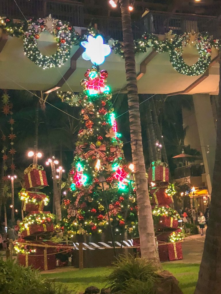 Christmas Tree at Royal Hawaiian Center